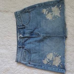 PacSun denim mini skirt